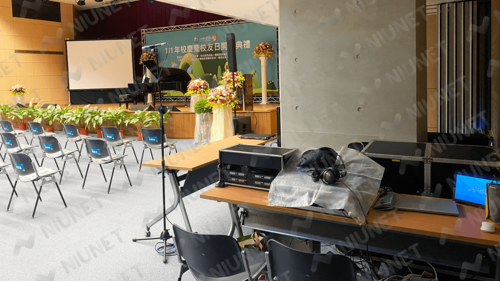 Rental | Taoyuan Private University’s Anniversary Kickoff, Professional Team Live Streams, Capturing the Event in Real-Time