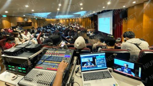 Rental | Campus Lecture Event Perfectly Captured, Professional Recording Team Assists, YouTube Live Broadcast
