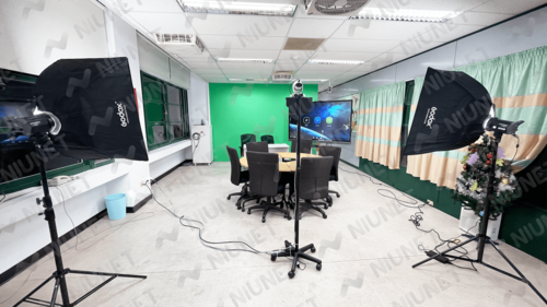 Solution | Professional green screen studio setup, video classroom planning and installation, more efficient recording and post-production.